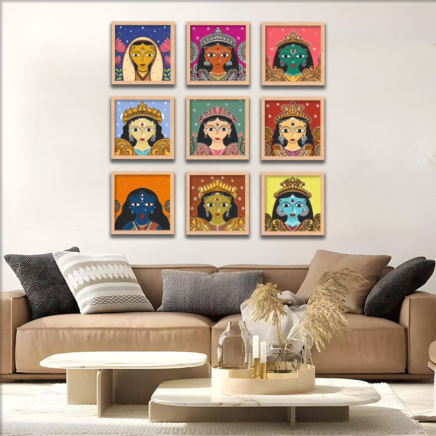 Divine Goddess Wall Frame Set