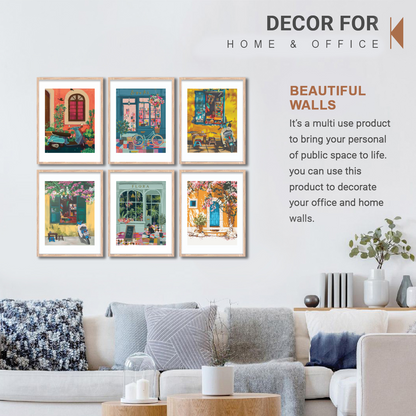 Vintage Street Vibes Wall Frame Set