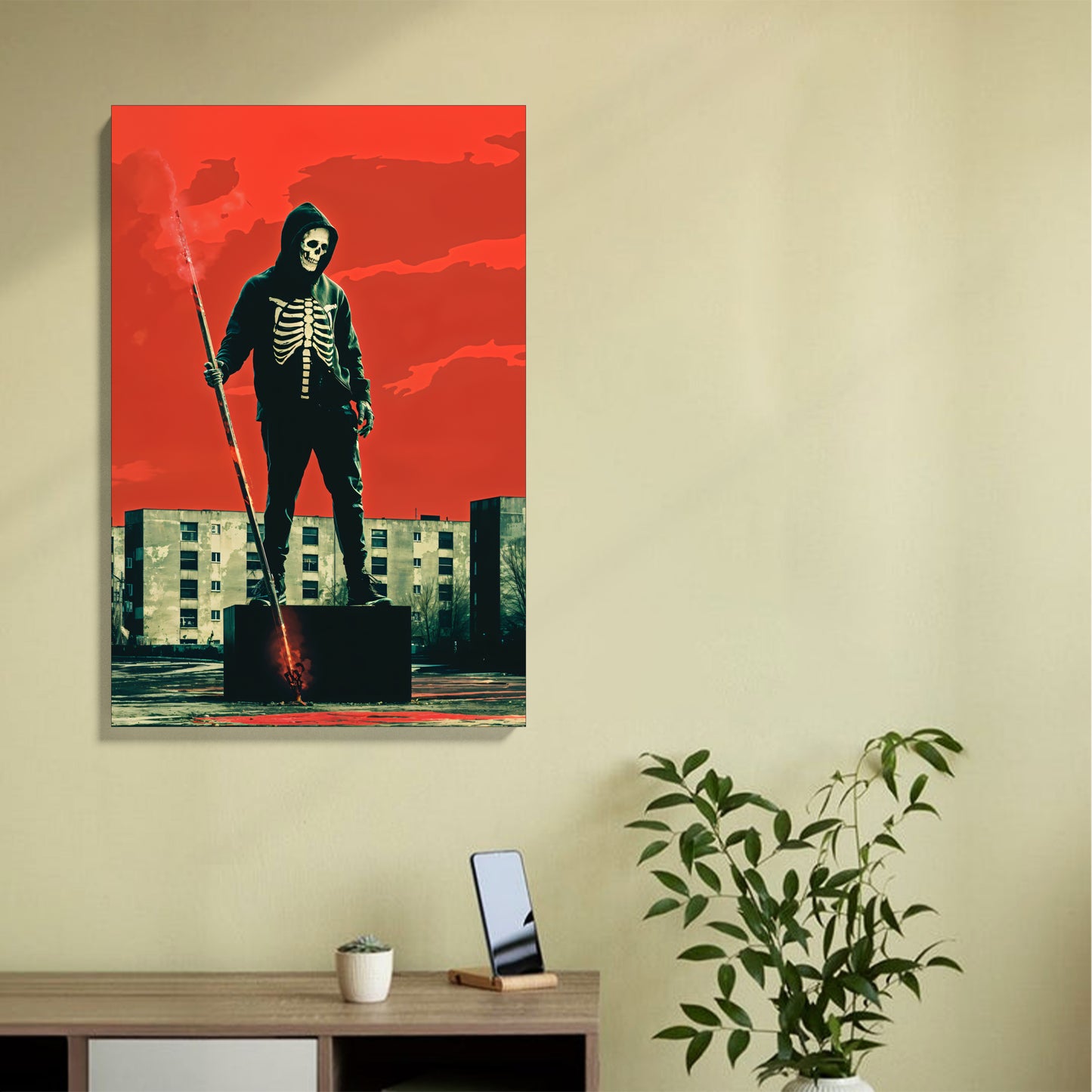 Urban Grim Reaper Canvas