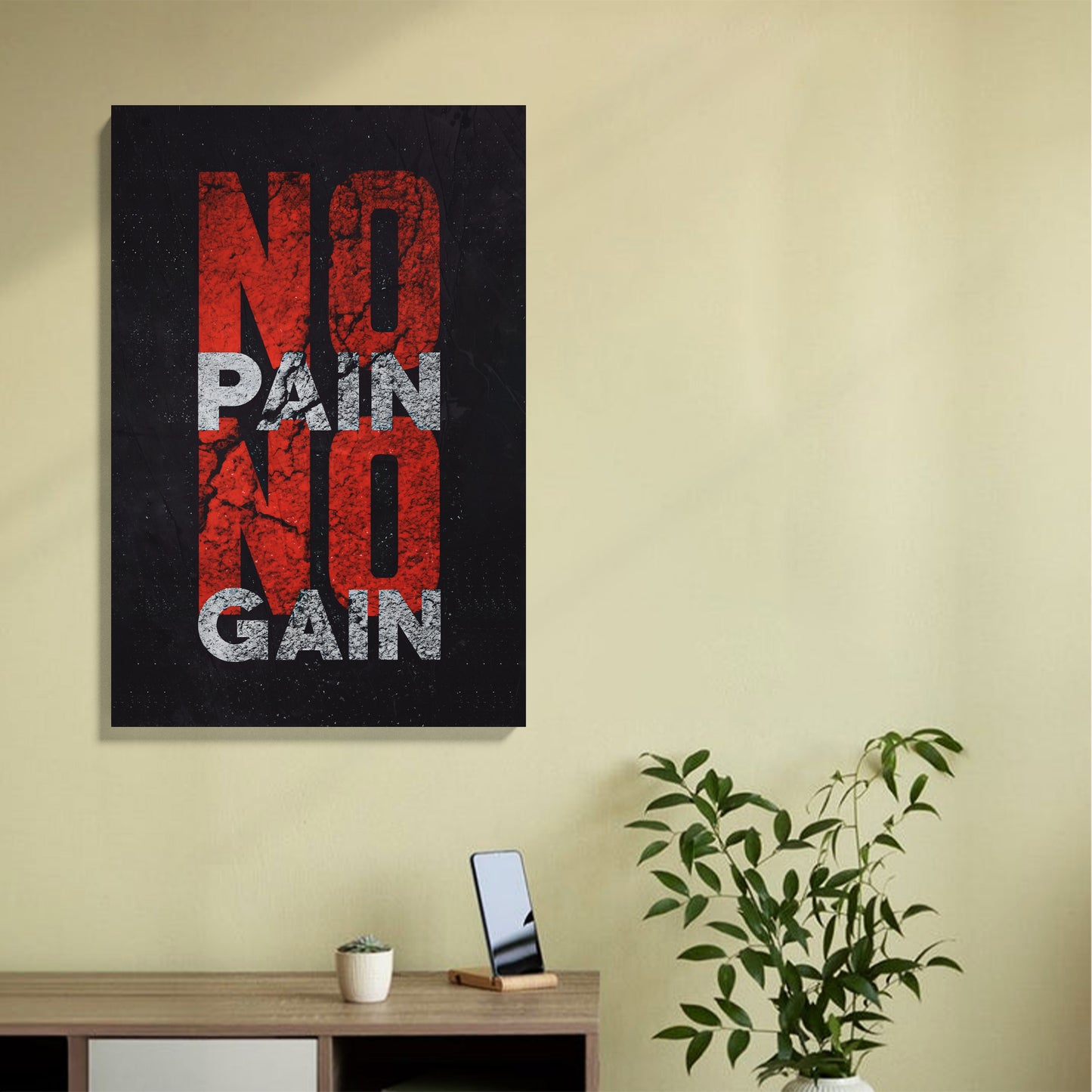 No Pain No Gain Canvas