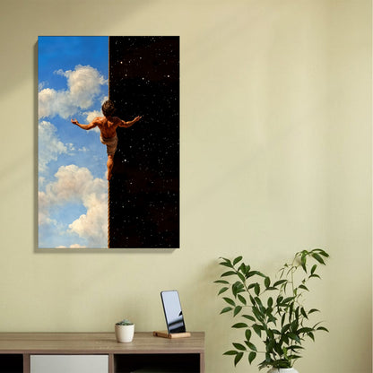 Crossing from Heaven to Cosmos