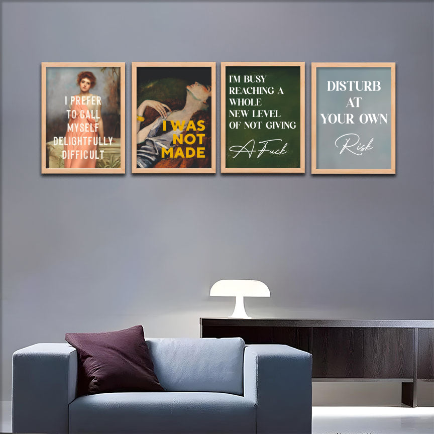 Attitude Quote Wall Frame Set