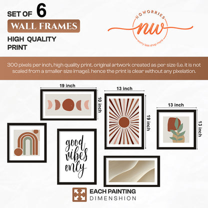 Rustic Aura Wall Art Set of 6