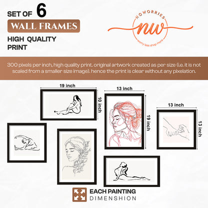 Ethereal Lines Collection Set of 6