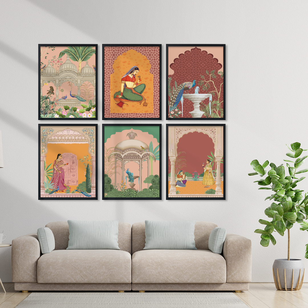 Royal Courtyard Wall Frame Set