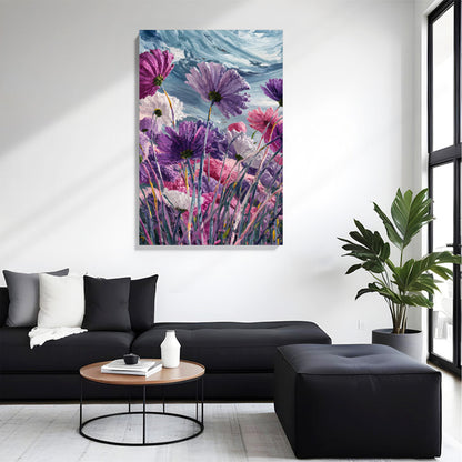 Lavender Bloom Garden Canvas