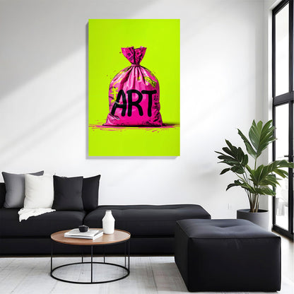 Neon Art Bag Canvas