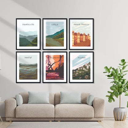 Incredible India Wall Frame Set