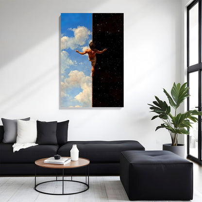 Crossing from Heaven to Cosmos