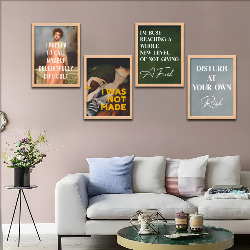 Attitude Quote Wall Frame Set