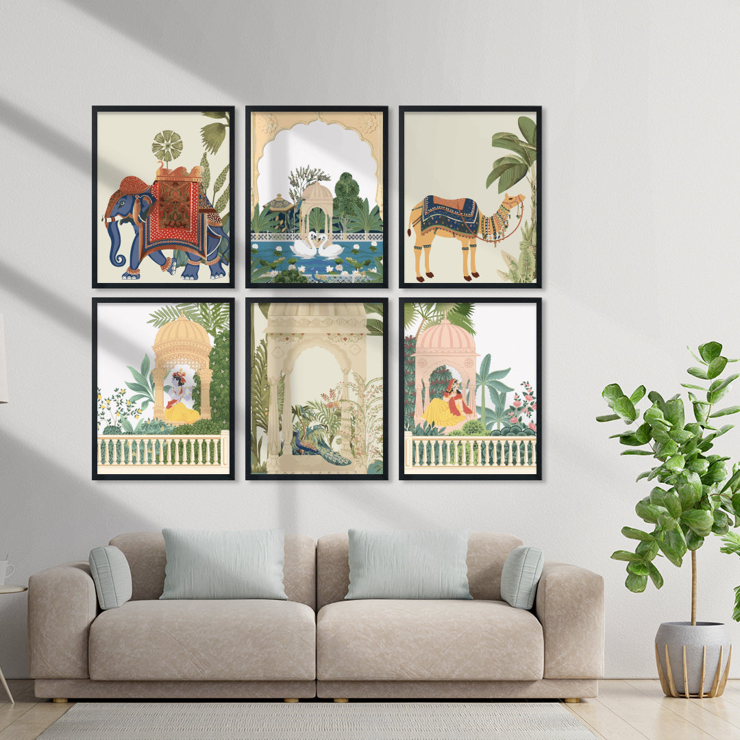 Royal Jharokha Wall Frame Set
