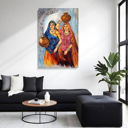 Traditional Rajasthani Women Artwork