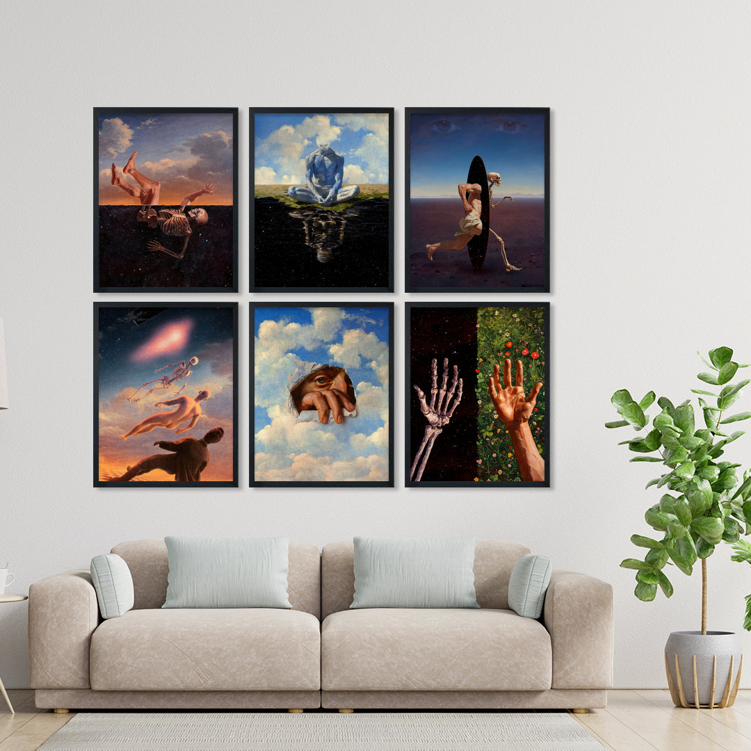 Dreamscape Surreal Art Frame Set