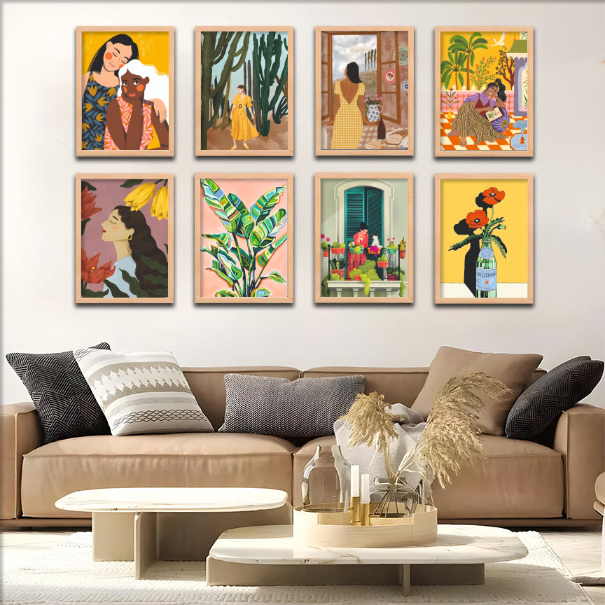 Vibrant Stories Wall Frame Set