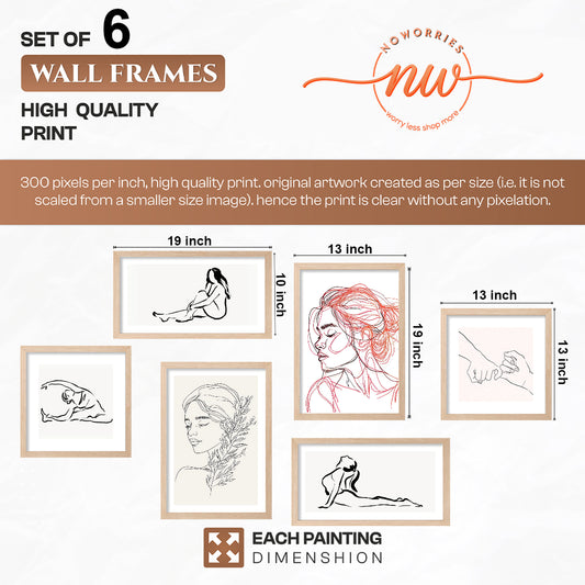 Ethereal Lines Collection Set of 6