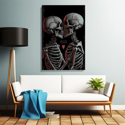 Eternal Love – Skeleton Couple