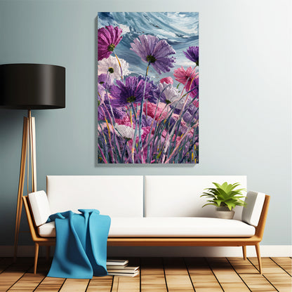 Lavender Bloom Garden Canvas