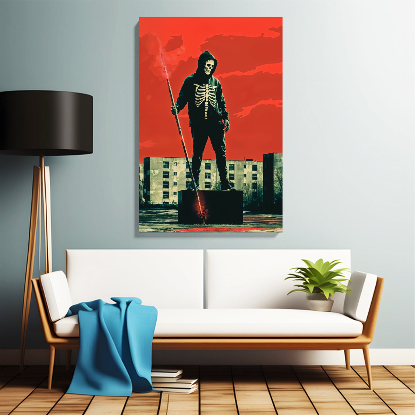 Urban Grim Reaper Canvas