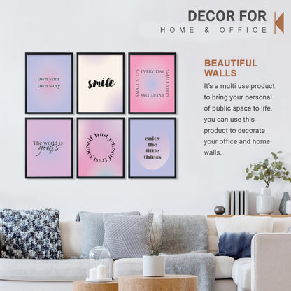 Pastel Inspiration Gallery Wall Frame Set