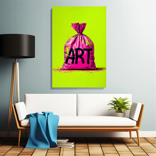 Neon Art Bag Canvas