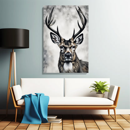 Regal Deer Portrait
