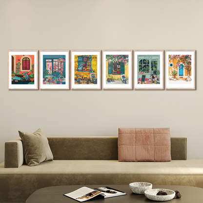 Vintage Street Vibes Wall Frame Set