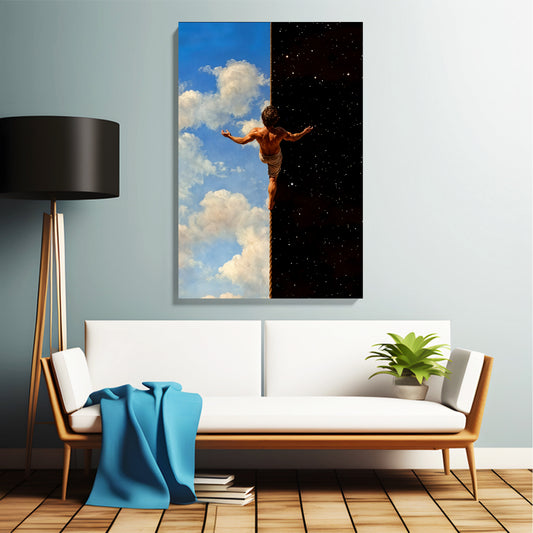 Crossing from Heaven to Cosmos