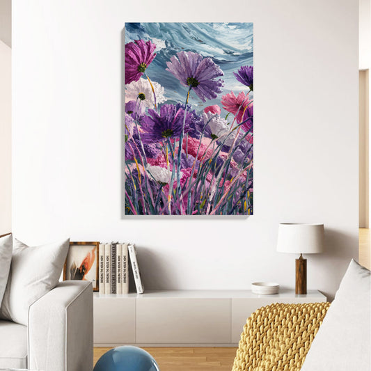 Lavender Bloom Garden Canvas