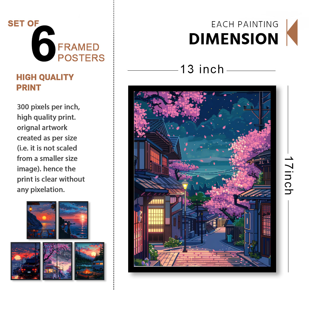 Golden Hour Adventure Art Frame Set