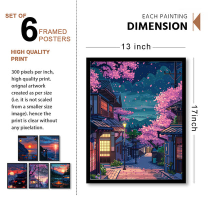 Golden Hour Adventure Art Frame Set