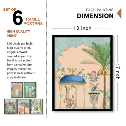 Mughal Garden Wall Frame Set