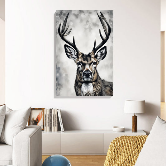 Regal Deer Portrait
