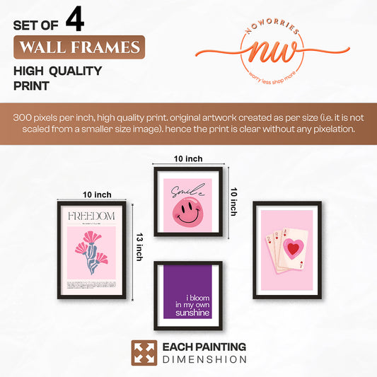 Blush Bliss Collection Set of 4