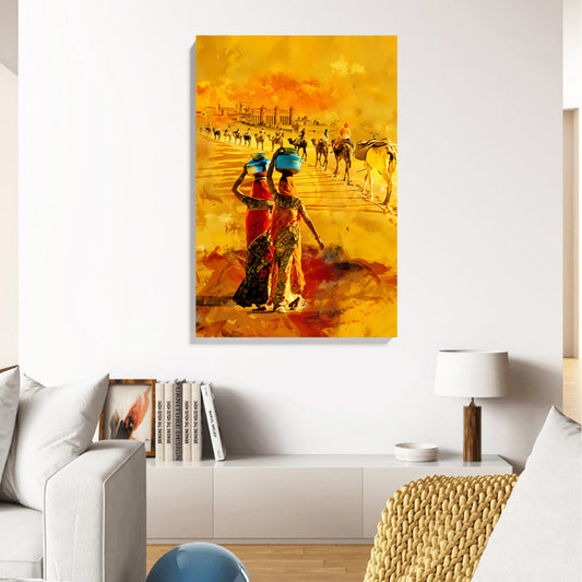 Rajasthan Women & Camel Caravan
