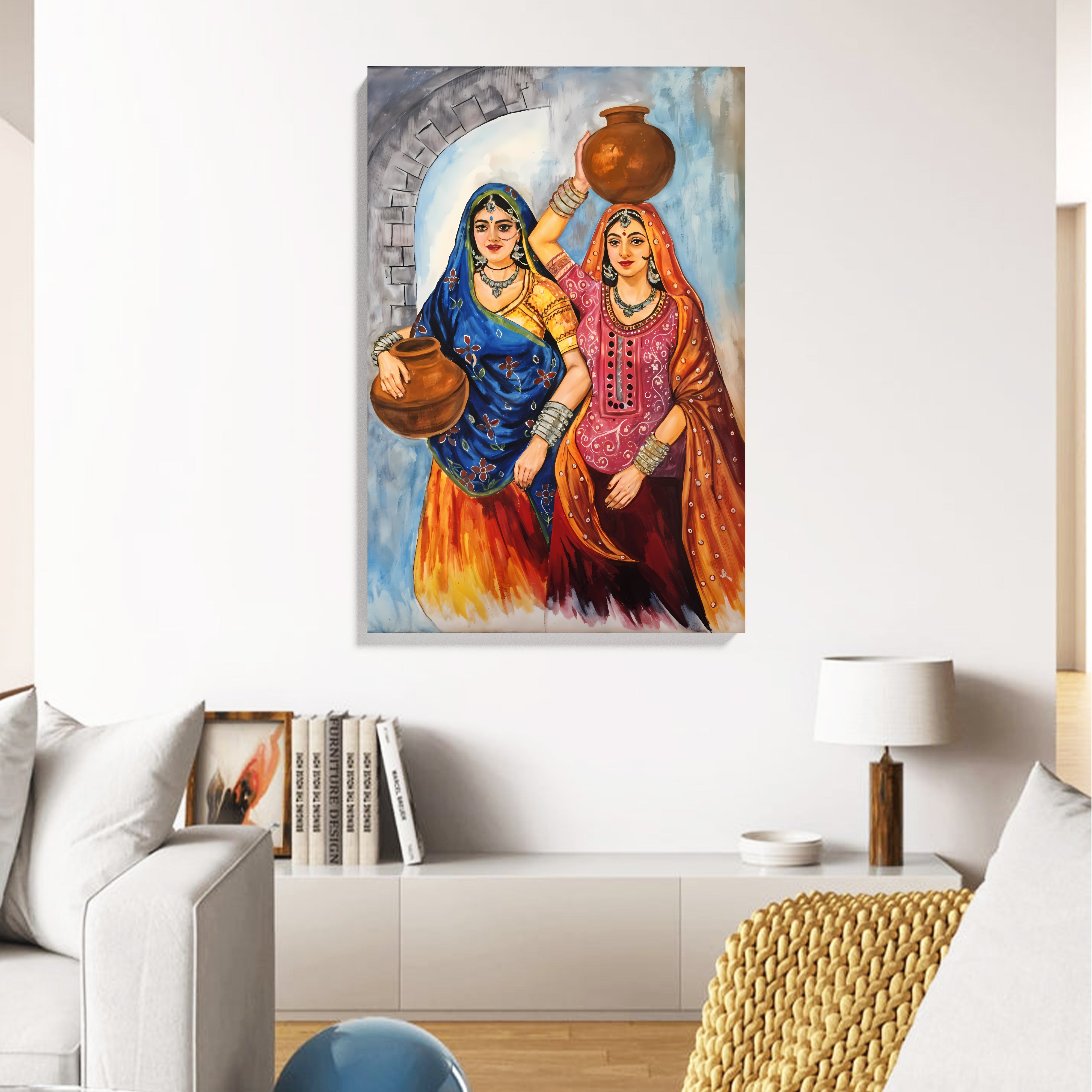 Traditional Rajasthani Women Artwork