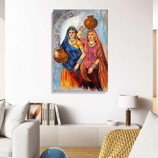 Traditional Rajasthani Women Artwork