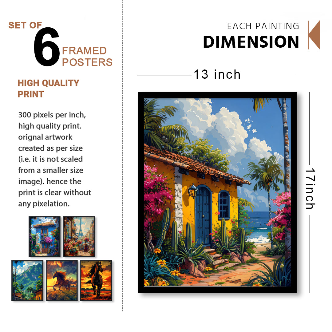Adventure Streets & Stallion Art Frame Set