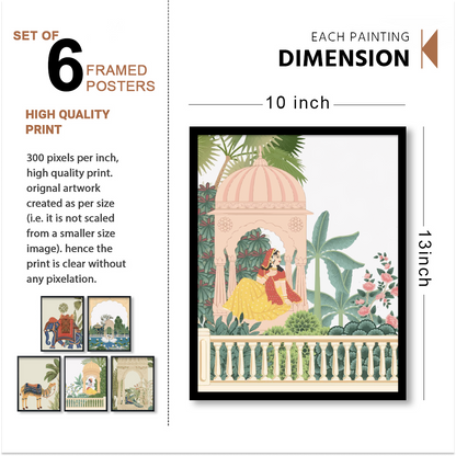 Royal Jharokha Wall Frame Set