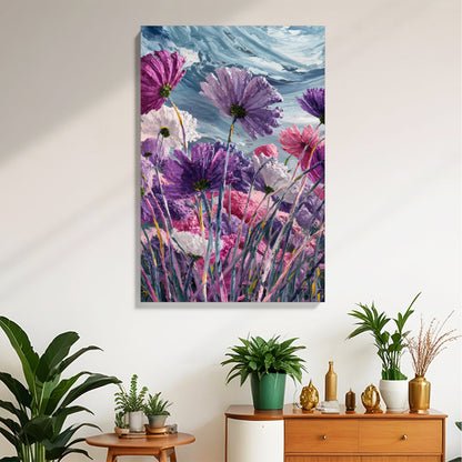 Lavender Bloom Garden Canvas