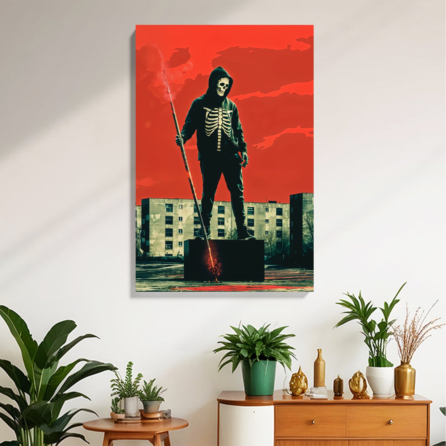 Urban Grim Reaper Canvas