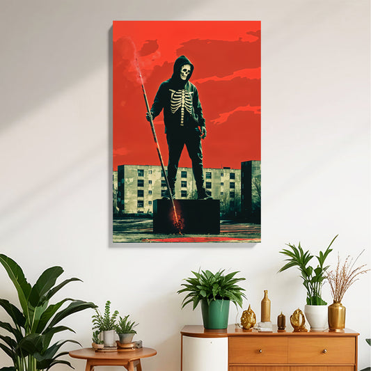 Urban Grim Reaper Canvas