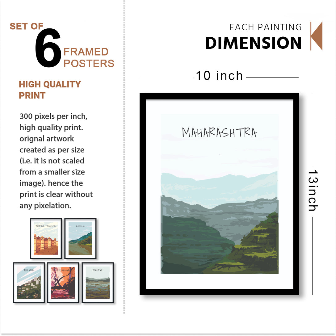 Incredible India Wall Frame Set