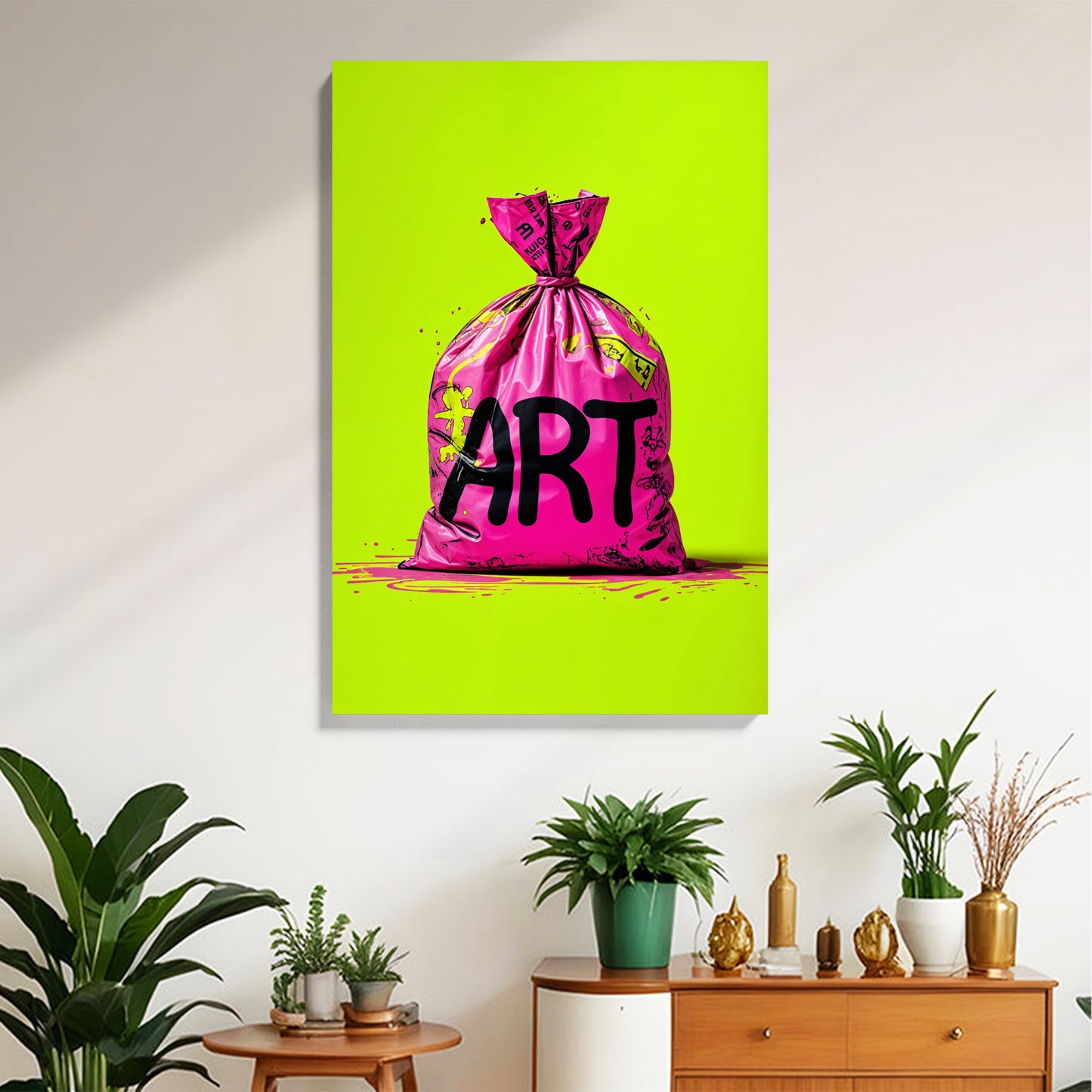 Neon Art Bag Canvas