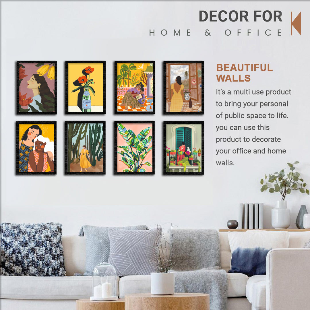 Vibrant Stories Wall Frame Set
