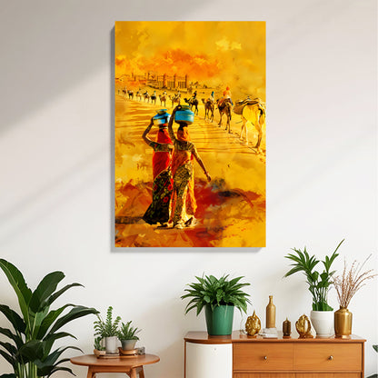 Rajasthan Women & Camel Caravan