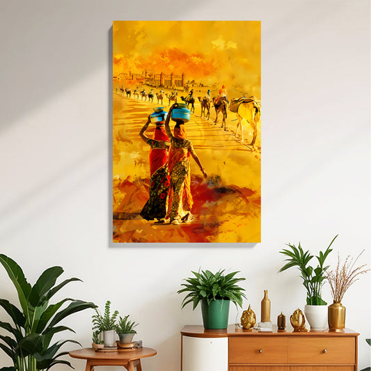 Rajasthan Women & Camel Caravan