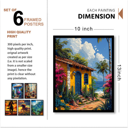 Adventure Streets & Stallion Art Frame Set