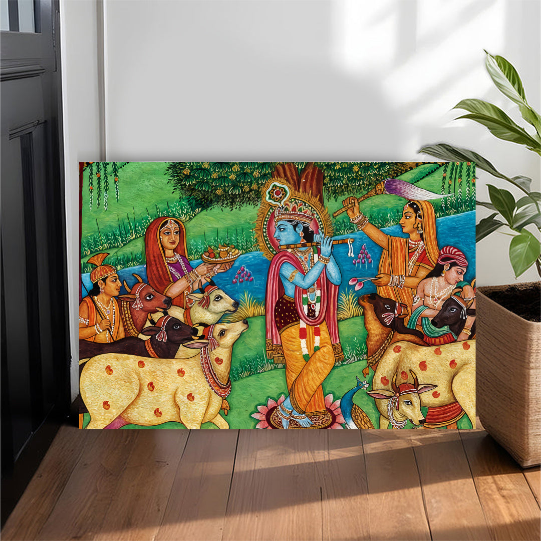 Lord Krishna Wall Canvas