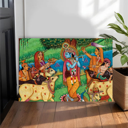 Lord Krishna Wall Canvas
