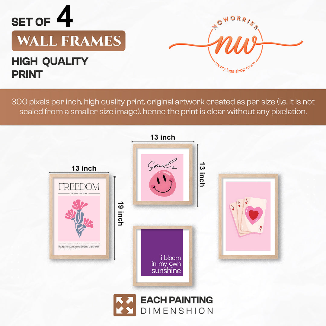 Blush Bliss Collection Set of 4
